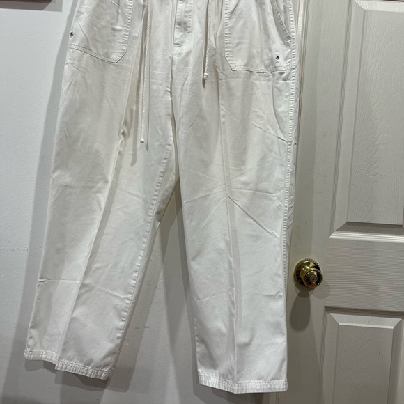 Baxter & wells white pant 100% cotton size 16. G-8 - Picture 3 of 8